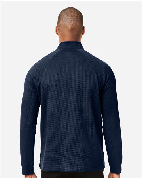 Men's Rhythm Waffle Quarter-Zip Pullover - Classic Navy