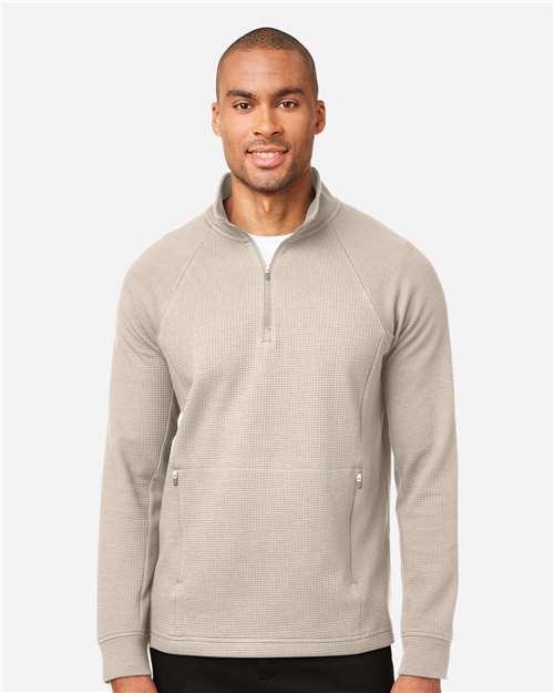 Men's Rhythm Waffle Quarter-Zip Pullover - Oatmeal