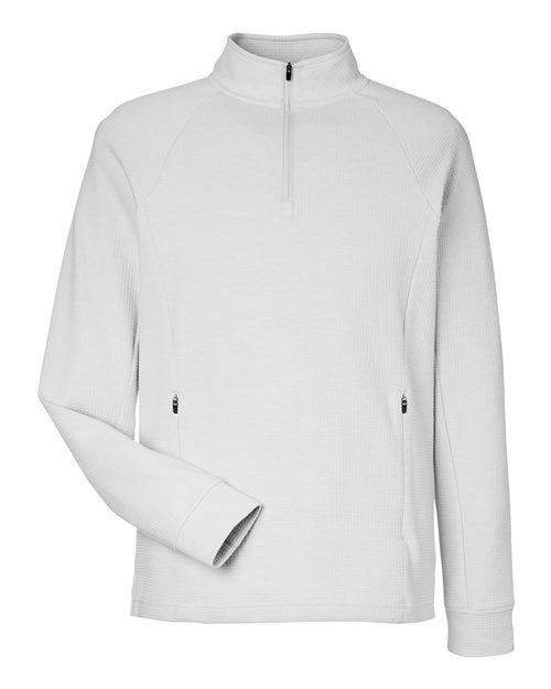 Men's Rhythm Waffle Quarter-Zip Pullover - Platinum
