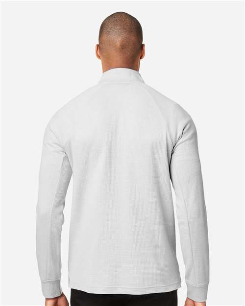 Men's Rhythm Waffle Quarter-Zip Pullover - Platinum
