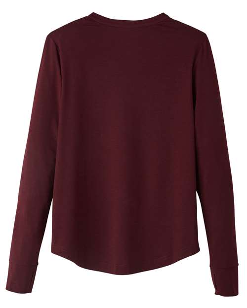 Women's JAQ Stretch Performance V-Neck Snap Pullover - Burgundy