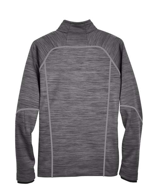 Men's Flux Mélange Bonded Fleece Jacket - Carbon/ Black