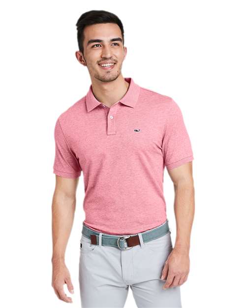 Men's Edgartown Pique Polo - Lobster Reef