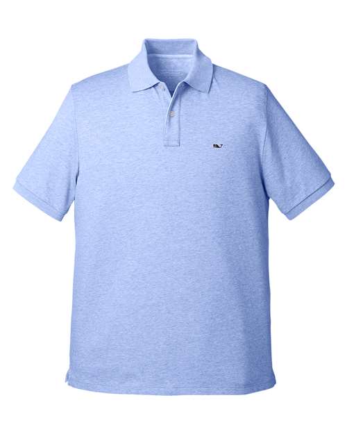 Men's Edgartown Pique Polo - Tide Blue