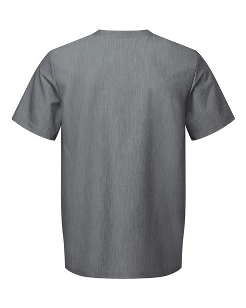 Men's Limitless V-Neck Stretch Scrub Top - Dynamo Grey