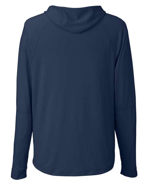 Unisex JAQ Stretch Performance Hooded Long Sleeve T-Shirt - Classic Navy