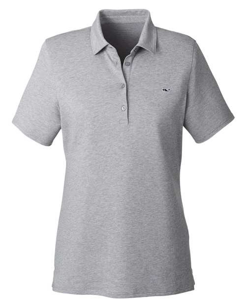 Women's Edgartown Pique Polo - Barracuda