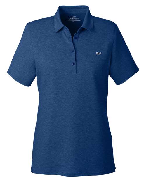 Women's Edgartown Pique Polo - Deep Bay