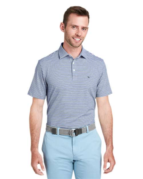 Men's Heathered Winstead Sankaty Polo - Kingfisher