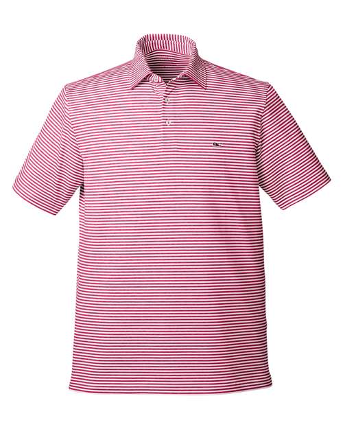 Men's Heathered Winstead Sankaty Polo - Light House Red