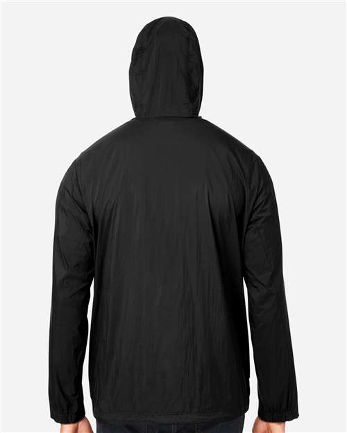 Men's Aura Lightweight Packable Anorak - Black/ Carbon