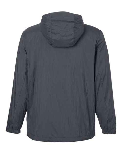 Men's Aura Lightweight Packable Anorak - Carbon/ Black