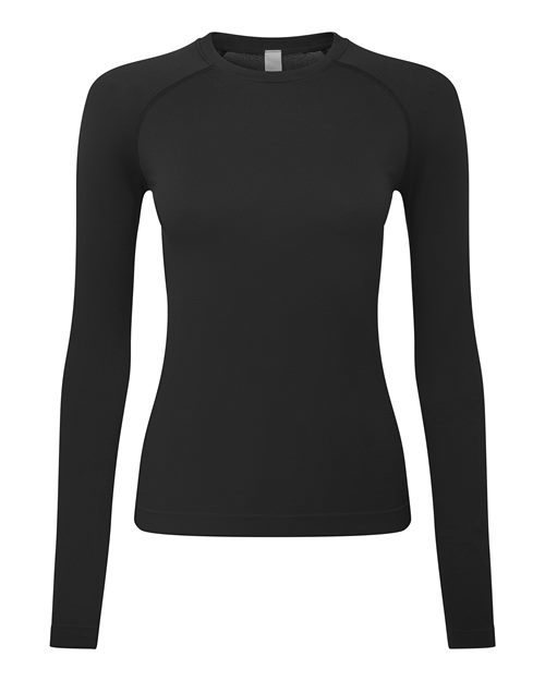 Women's Unstoppable Long Sleeve Fresh Underscrub Base Layer T-Shirt - Black