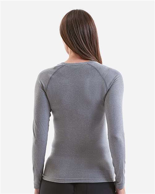 Women's Unstoppable Long Sleeve Fresh Underscrub Base Layer T-Shirt - Heather Grey