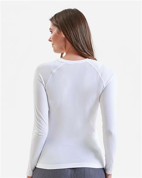 Women's Unstoppable Long Sleeve Fresh Underscrub Base Layer T-Shirt - White