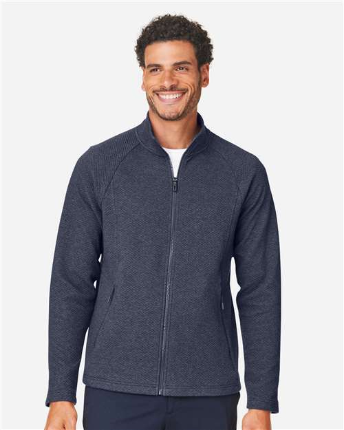 Men's Spirit Textured Full-Zip - Classic Navy Heather