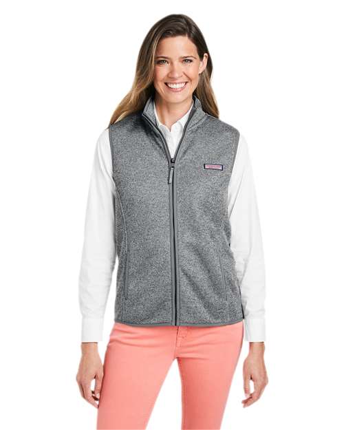 Women's Mountain Sweater Fleece Vest - Grey Heather
