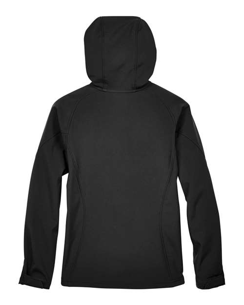 Women's Prospect Two-Layer Fleece Bonded Soft Shell Hooded Jacket - Black