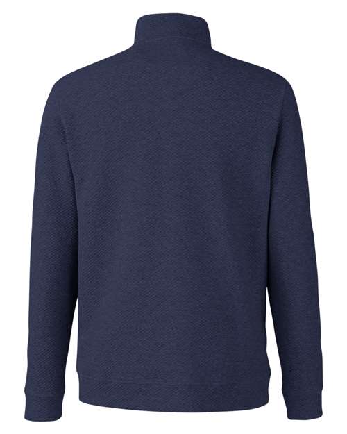 Men's Spirit Textured Quarter-Zip Pullover - Classic Navy Heather