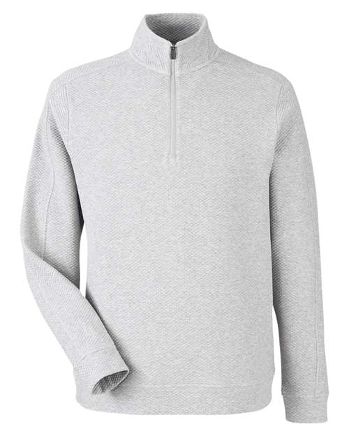 Men's Spirit Textured Quarter-Zip Pullover - Platinum Heather