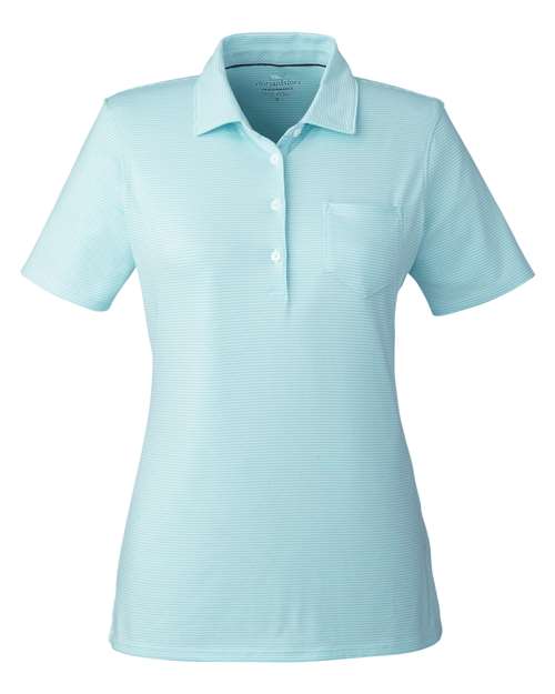 Women's Fanshell Polo - Crystal Blue