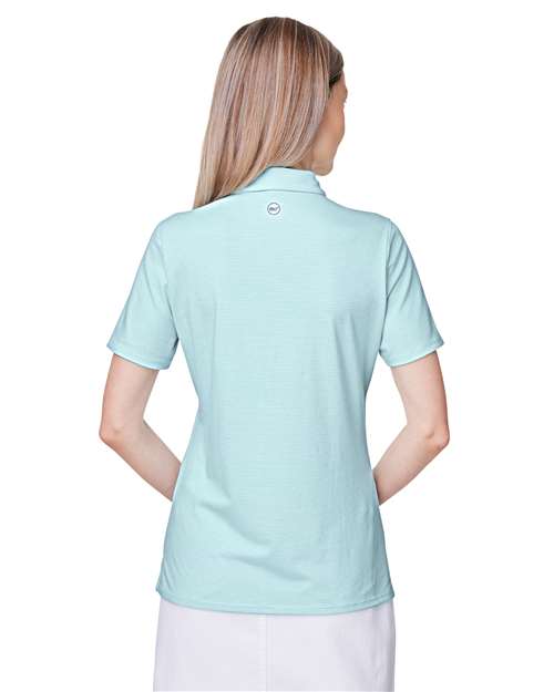 Women's Fanshell Polo - Crystal Blue