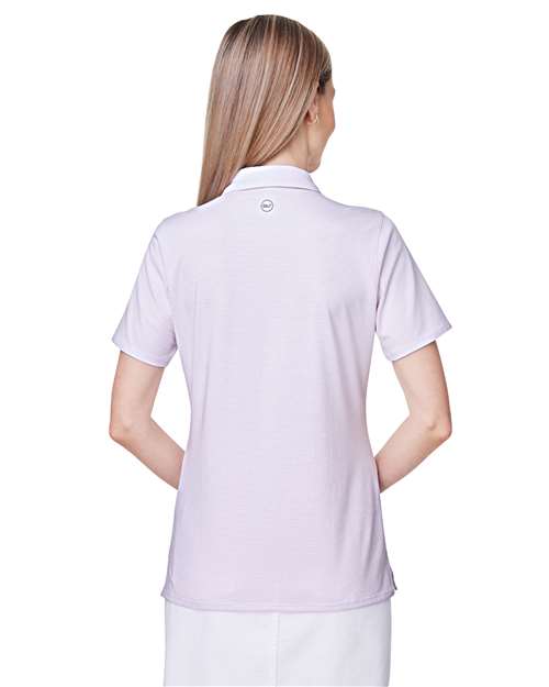 Women's Fanshell Polo - Lavender/ White Cap