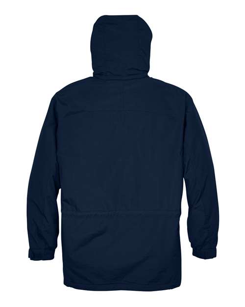 Men's 3-in-1 Parka with Dobby Trim - Midnight Navy