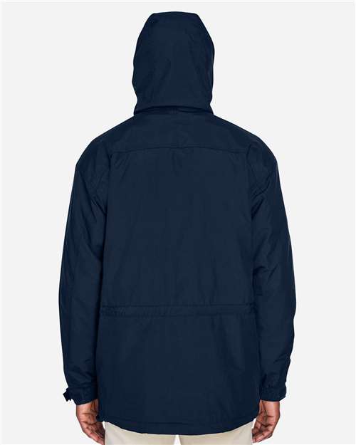 Men's 3-in-1 Parka with Dobby Trim - Midnight Navy