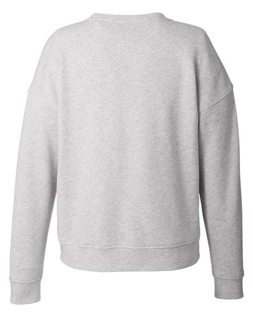 Women's Garment-Dyed Crewneck Sweatshirt - Grey Heather