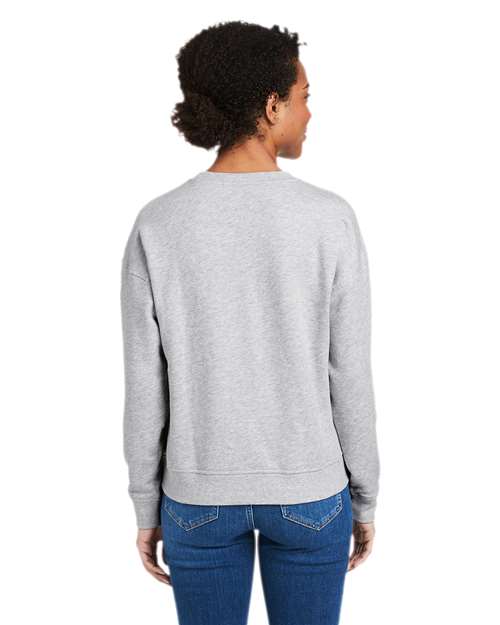 Women's Garment-Dyed Crewneck Sweatshirt - Grey Heather