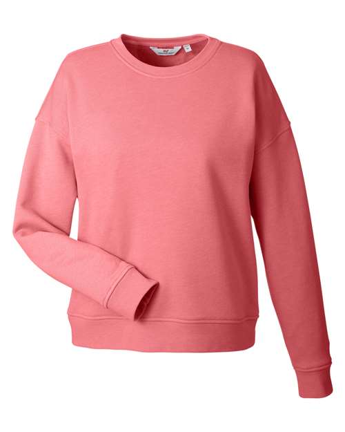 Women's Garment-Dyed Crewneck Sweatshirt - Jetty Red