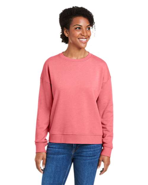 Women's Garment-Dyed Crewneck Sweatshirt - Jetty Red
