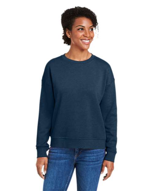 Women's Garment-Dyed Crewneck Sweatshirt - Vineyard Navy