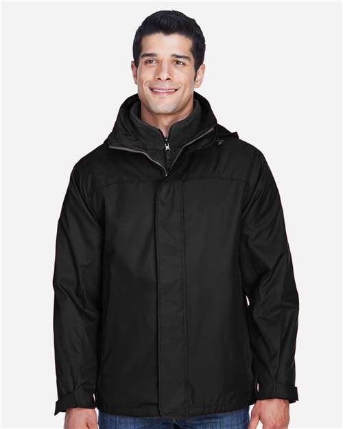 Men's 3-in-1 Insulated Jacket - Black