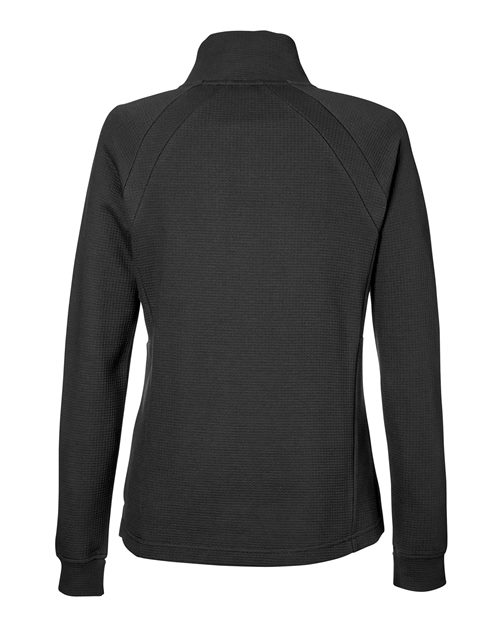Women's Rhythm Waffle Cross-Neck Pullover - Black