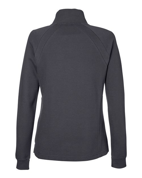 Women's Rhythm Waffle Cross-Neck Pullover - Carbon