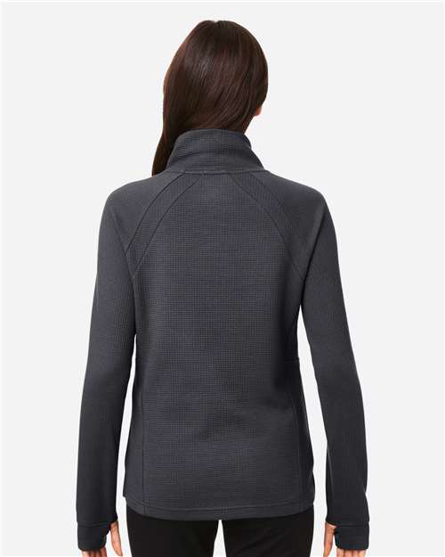 Women's Rhythm Waffle Cross-Neck Pullover - Carbon
