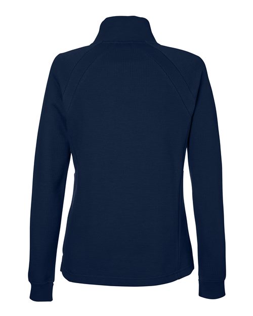 Women's Rhythm Waffle Cross-Neck Pullover - Classic Navy