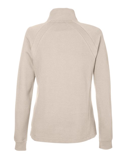 Women's Rhythm Waffle Cross-Neck Pullover - Oatmeal