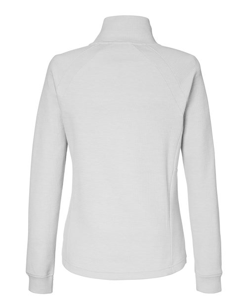Women's Rhythm Waffle Cross-Neck Pullover - Platinum