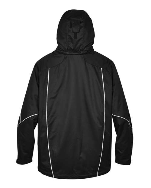 Men's Angle 3-In-1 Jacket with Bonded Fleece Liner - Black