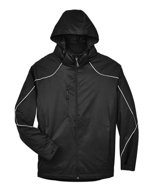 Men's Angle 3-In-1 Jacket with Bonded Fleece Liner - Black