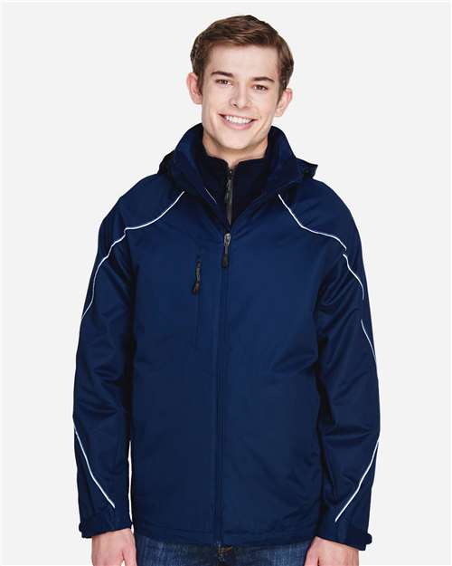 Men's Angle 3-In-1 Jacket with Bonded Fleece Liner - Night