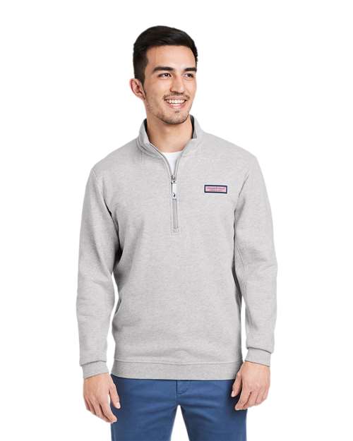 Men's Collegiate Shep Quarter-Zip Sweatshirt - Grey Heather