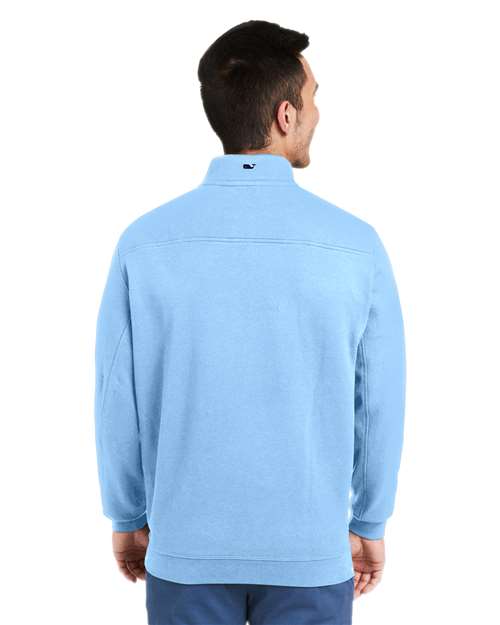 Men's Collegiate Shep Quarter-Zip Sweatshirt - Jake Blue