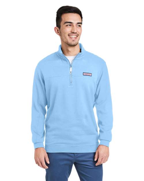 Men's Collegiate Shep Quarter-Zip Sweatshirt - Jake Blue