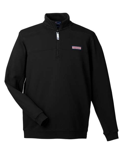Men's Collegiate Shep Quarter-Zip Sweatshirt - Jet Black