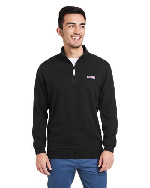 Men's Collegiate Shep Quarter-Zip Sweatshirt - Jet Black
