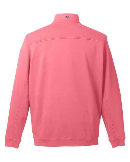 Men's Collegiate Shep Quarter-Zip Sweatshirt - Jetty Red